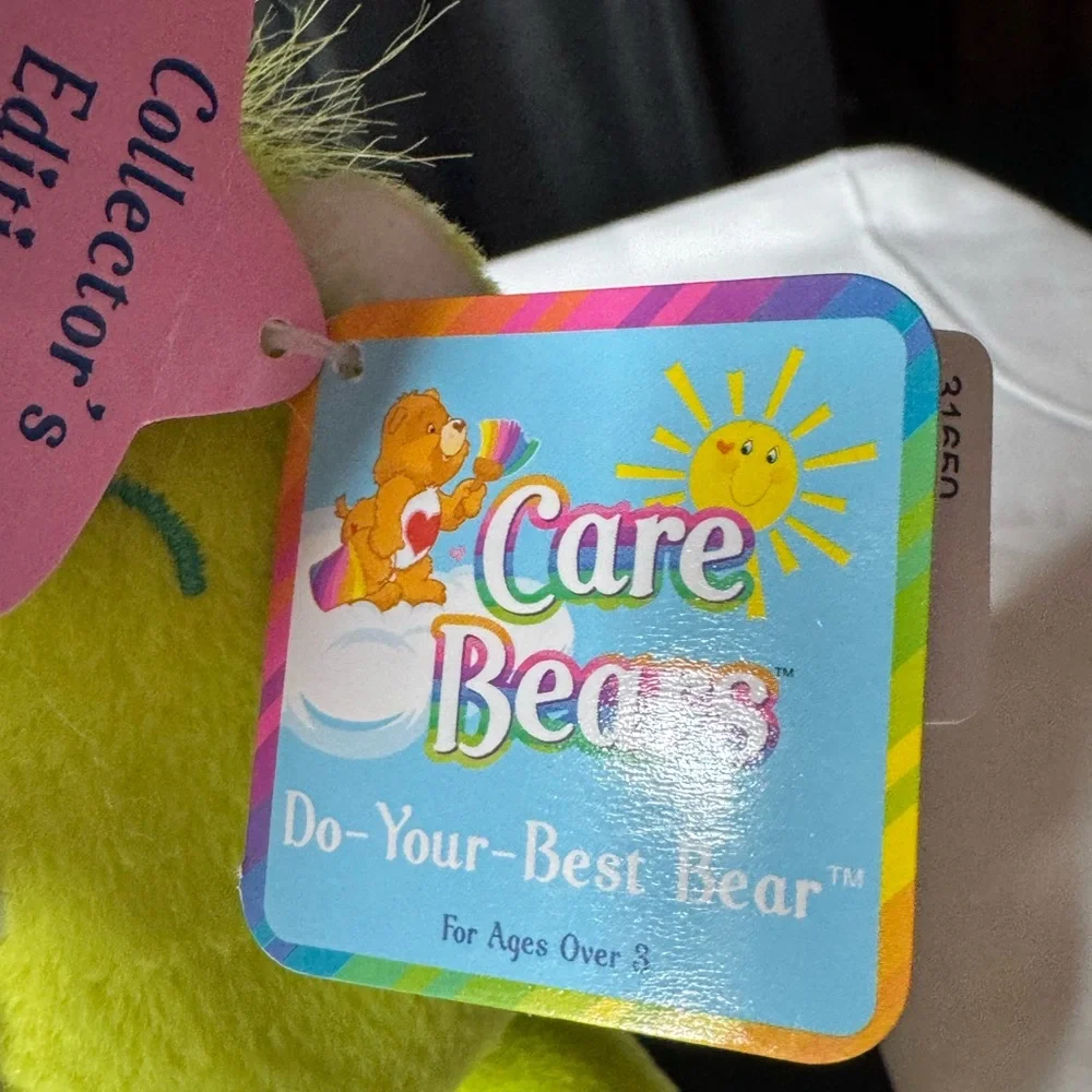 Care Bears Do Your Best Bear  NWT Collector’s Edition Series 1 Green Kite Toy